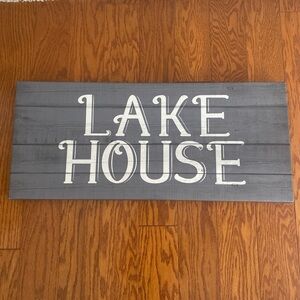 Gray Lake House Wall Sign